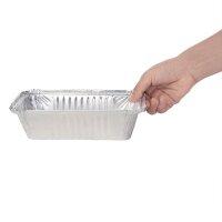 Fiesta Recyclable Aluminium Schale viereckig groß (500 Stück)