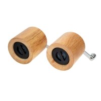 Olympia Salz- und Pfeffermühlenset Heveaholz 8cm 3
