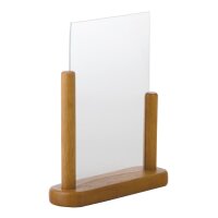 Securit Menühalter Teak A5 3