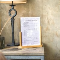 Securit Menühalter Teak A4 1