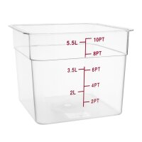Hygiplas Vorratsbehälter quadratisch 5,5L