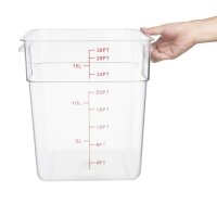 Hygiplas Vorratsbehälter quadratisch 15L