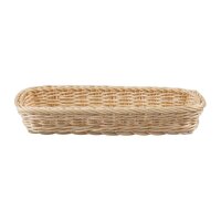APS Polypropylen Rechteckiger Rattan Korb 270x100mm 2