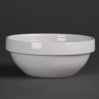 Olympia Whiteware stapelbare Schüsseln 13cm (12 St&uuml