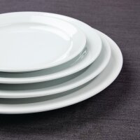Olympia Athena runde Teller mit schmalem Rand 28,4cm (6 St&u