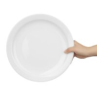 Olympia Athena runde Teller mit schmalem Rand 28,4cm (6 St&u
