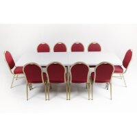 Bolero rechteckiger Klapptisch wei&szlig gallery