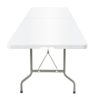 Bolero rechteckiger Klapptisch weiß 244cm 3