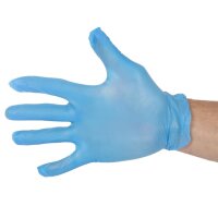 Hygiplas Vinylhandschuhe Blau puderfrei M (100 Stück)