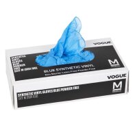 Hygiplas Vinylhandschuhe Blau puderfrei M (100 Stück)