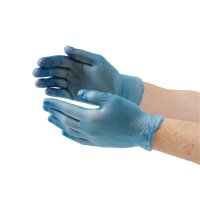 Hygiplas Vinylhandschuhe Blau puderfrei S (100 Stück)