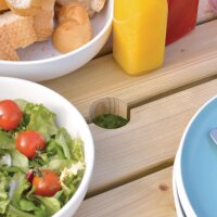 Rowlinson Runder Picknicktisch aus Holz