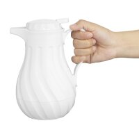 Olympia Isolier-Wirbelkrug Weiß 0,5Ltr