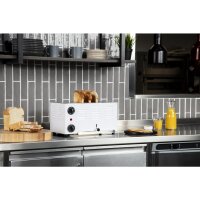 Rowlett Regent Toaster weiß - 4 Schlitze mit 2 Reserveelementen
