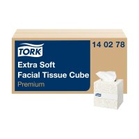 Tork Premium Extra Soft Kosmetiktücher Box 2lagig (30x100) (30 Stück)