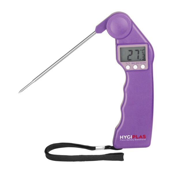 Hygiplas Easytemp Farbcodiertes violettes Thermometer