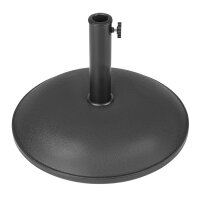 Bolero Sonnenschirmfuß aus Beton 20KG Schwarz