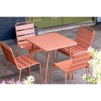 Bolero Terracotta Beistellstühle aus Stahl (4 Stüc