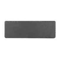 Olympia rechteckige Servierplatte aus Schiefer 30 x 10cm (4 Stück)