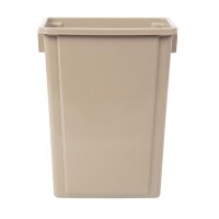 Nisbets Essentials Recycling-Mülleimer beige 56L