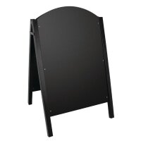 Olympia Stra&szlig;entafel Metall schwarz