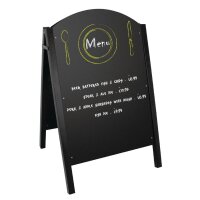Olympia Straßentafel Metall schwarz 2
