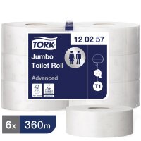 Tork Jumbo Toilettenpapier 2-lagig (6 Stück)