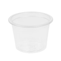 Vegware kompostierbarer runder Deli Becher 28ml (5000 Stück)