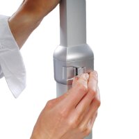 Freistehender Menürahmen Aluminium A4 1