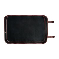 Boldric Messertasche aus schwarzem Segeltuch 6 Fächer 3