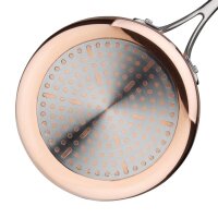 Vogue Tri-wall Kupfer Stieltopf Induktion 18cm