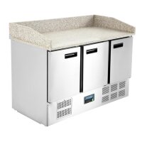 Polar G-Serie Pizzawerkbank mit Granitarbeitsplatte 368L