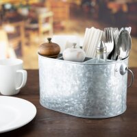 Olympia Table Caddy aus verzinktem Stahl 3
