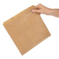 Fiesta Recycelbare braune Papiertüten groß (1000 Stück)