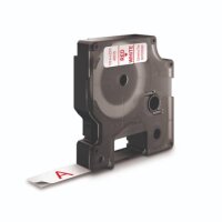 DYMO Schriftband D1 45015 S0720550, 12 mm, rot auf...