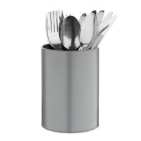 Olympia galvanisierter Besteckbecher grau 3