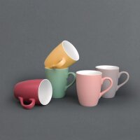 Olympia pastellfarbene Tassen grau 34cl 2