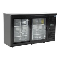 Polar Serie U 2-türiger Barkühlschrank 350L