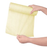 Jantex nicht gewobene Tücher gelb - 100 Stück