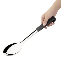 Vogue Servierlöffel mit schwarzem Handgriff 34cm 2