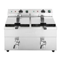 Buffalo Doppel-Induktionsfritteuse 2x 3000W 2