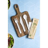 Vegware Kompostierbares Papierbesteck Set 4 in 1 (250 Stück)