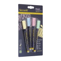 Securit Flüssigkreidemarker pastell 1-2mm Spitze in gr&