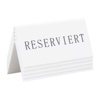 Securit Reserviert Tischständer Deu gallery