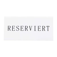 Securit Reserviert Tischständer Deutsch: Reserviert (5 