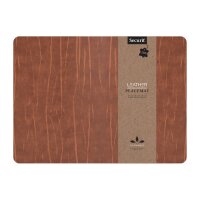 Securit Leather Range Ruga Tischset aus gebundenem Leder