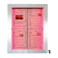 Securit Edelstahl LEDs 4xA4 Informations gallery