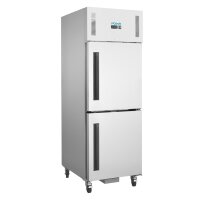 Polar Serie G Kühlschrank Edelstahl mit geteilter...