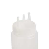 Vogue klare Quetschflasche mit 3 Düsen 24oz 2