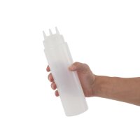 Vogue klare Quetschflasche mit 3 Düsen 24oz 3